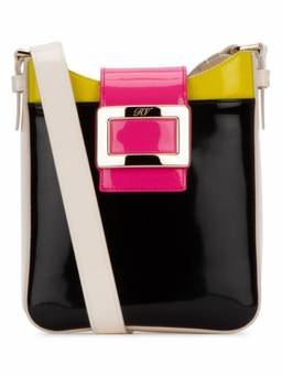 Roger Vivier - Black Leather Crossbody Bag