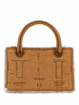 DENTRO - Brown Otto Paper Mini Satchel