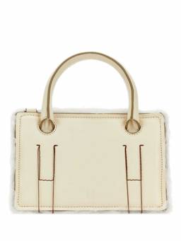 DENTRO - White Otto Mini Satchel