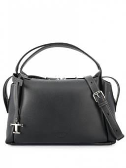 TOD'S - Black Logo Medium Satchel