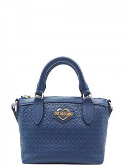 Love Moschino - Dark Blue Valentina Mini Satchel