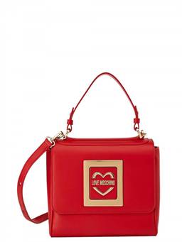 Love Moschino - Red Logo Small Satchel