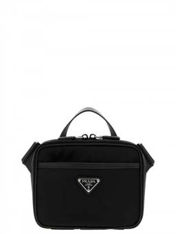 PRADA - Black Logo Mini Crossbody Bag