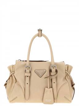 PRADA - Beige Karin Small Satchel