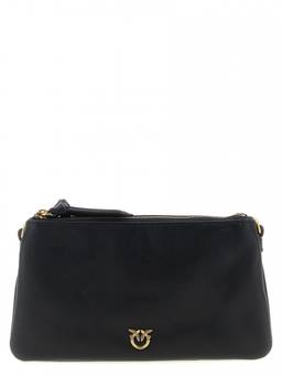 Pinko - Black Logo Mini Crossbody Bag