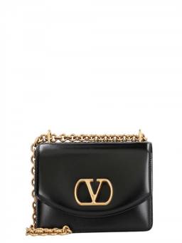 Valentino Garavani - Black Vain Mini Shoulder Bag