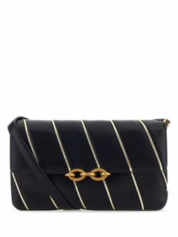 Saint Laurent - Black Leather Le Maillon Crossbody Bag