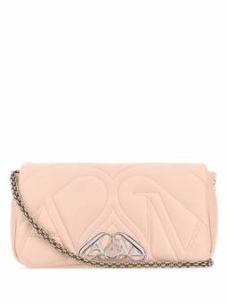 Alexander McQueen - Pink Leather Small Seal Shoulder Bag