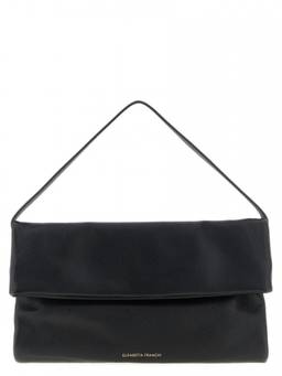 Elisabetta Franchi - Black Logo shoulder bag