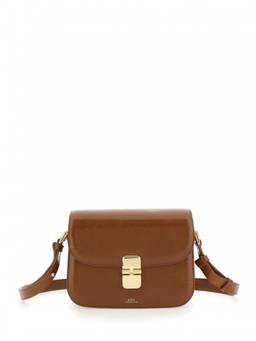A.P.C. - Brown Grance Small Crossbody Bag