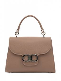Ferragamo - Taupe Gancini XS Satchel