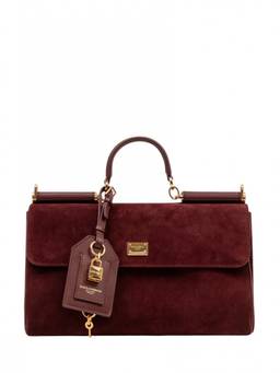 Dolce&Gabbana - Burgundy Sicily Medium Satchels