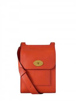 Mulberry - Orange Antony Small Crossbody Bag