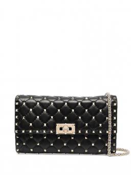 Valentino Garavani - Black Rockstud Spike Small Crossbody Bag