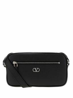 Valentino Garavani - Black VLogo Small Crossbody Bag