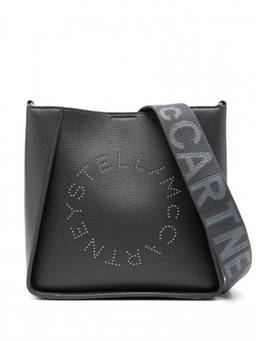 Stella McCartney - Dark Grey Logo Crossbody Bag