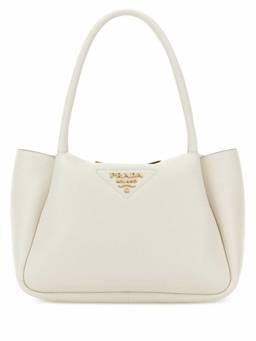 PRADA - White Logo Small Satchel
