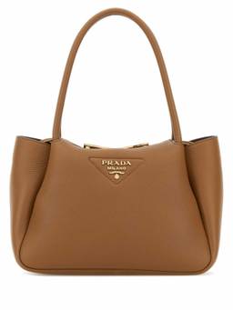 PRADA - Caramel Logo Small Satchel