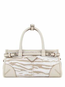 PRADA - Natural Bonnie Small Satchel