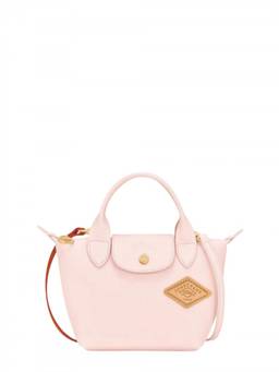 Longchamp - Light Pink Le Pliage XS Satchel