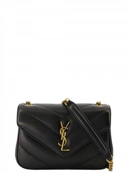 Saint Laurent - Black Loulou Mini Crossbody Bag