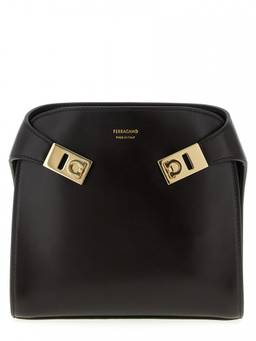 Ferragamo - Dark Brown Hug Crossbody Bag