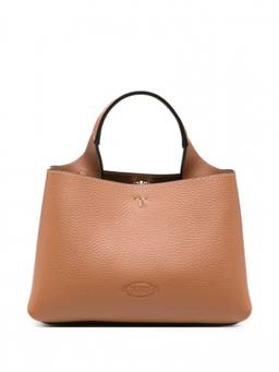 TOD'S - Brown Logo Micro Satchel