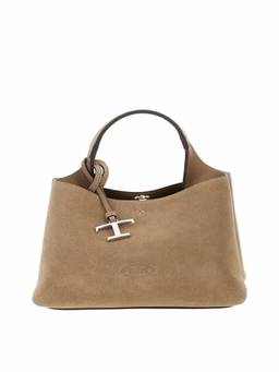 TOD'S - Beige Logo Mini Satchel