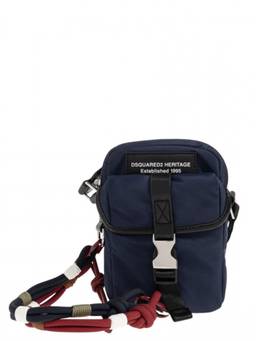 Dsquared2 - Navy Blue Heritage Mini Crossbody Bag