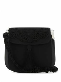 PRADA - Black Nylon Crossbody Bag