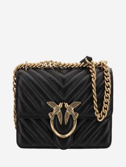 Pinko - Black Love One Mini Crossbody Bag