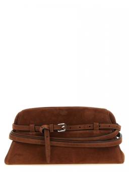 Moschino - Brown Tie Me Clutch