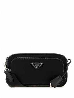 PRADA - Black Logo Small Crossbody Bag