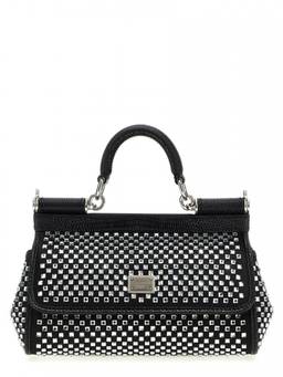 Dolce&Gabbana - Black Sicily Small Satchel Bag