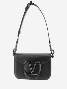 Valentino Garavani - Black Logo Shoulder Bag