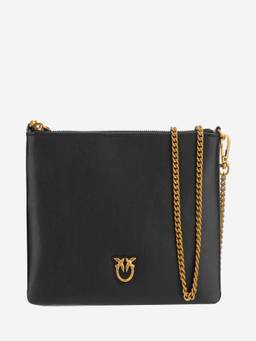 Pinko - Black Classic Flat Crossbody Bag