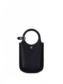 Courreges - Black Slim Holy Crossbody Bag