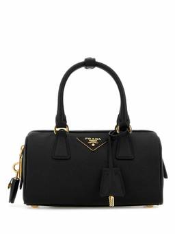 PRADA - Black Logo Mini Satchel