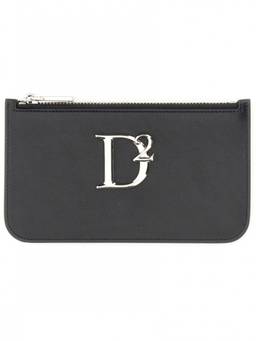 Dsquared2 - Black Logo Mini Clutch