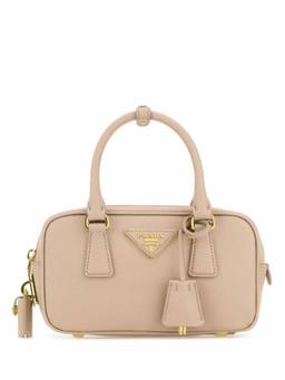 PRADA - Beige Logo Small Satchel