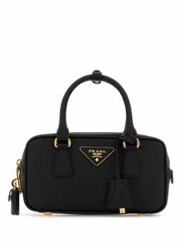 PRADA - Black Logo Small Satchel