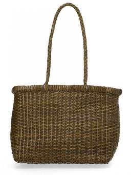 Dragon Diffusion - Dark Brown B Weave Small Shoulder Bag