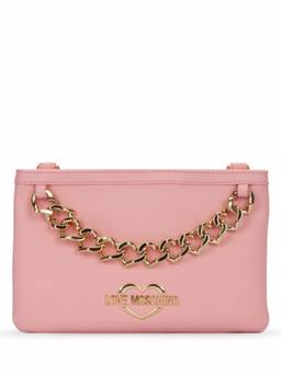 Love Moschino - Light Pink Leather Clutch