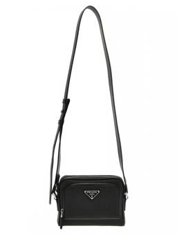 PRADA - Black Re-Nylon Crossbody Strap