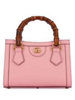 Gucci - Light Pink logo-plaque Satchel