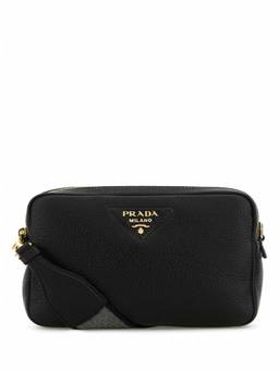 PRADA - Black Logo Crossbody Bag