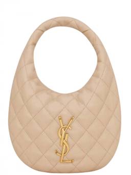 Saint Laurent - Beige Iaccarino Small Hobo