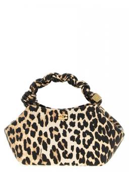 Ganni - Leopard Print Bou Small Crossbody Bag