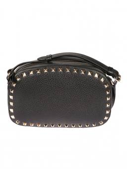 Valentino Garavani - Black Rockstud Crossbody Bag