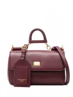 Dolce&Gabbana - Maroon Sicily Satchel